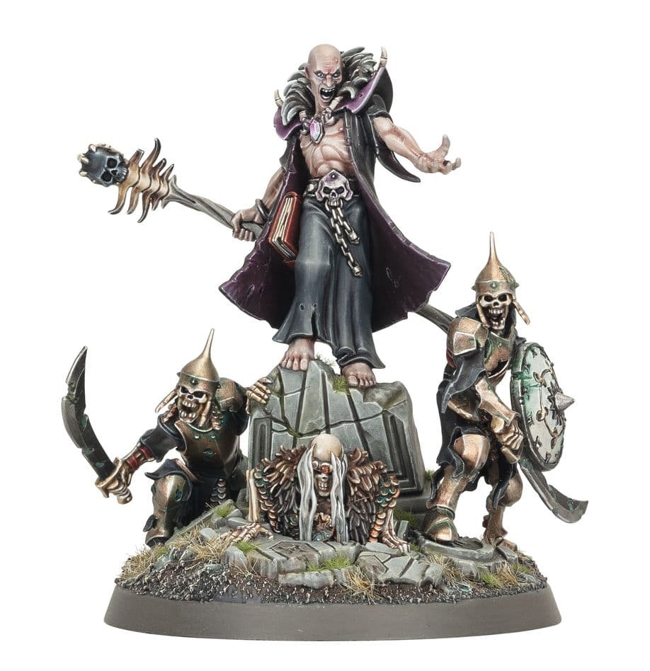 Painted miniature showcase